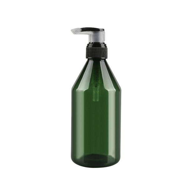 Cosmetic bottle with lotion pump for bath lotion